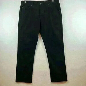 AG Adriano Goldschmied Everett Slim Straight Black Men’s Jeans Size 35x32